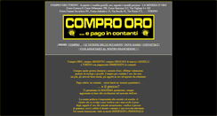 Desktop Screenshot of compraoro.it